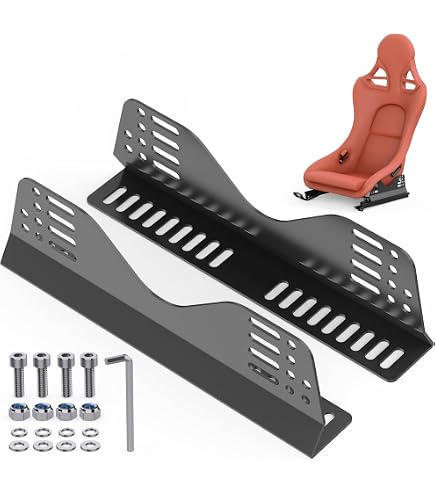 Kit De 5 Fixations En L Pour Ceinture De Sécurité Voiture De Course | Plaques D'Ancrage Angle 90° - Harnais