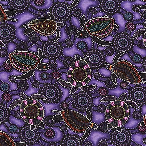 Oasis Fabrics Down Under Aboriginal Print Quilt Fabric