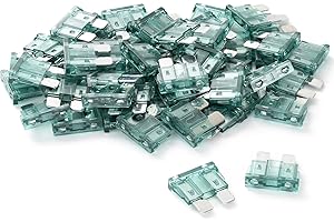 GOODSEN (60Pcs) 1 Amp Standard Car Fuses, 1A Automotive Fuses, Automotive Replacement Fuses(ATO/ATC), Blade Fuse for Car/RV/Truck/SUV/Motorcycle/Boat
