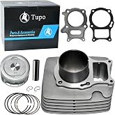 Tupo TRX250-74 Cylinder Top End Rebuild Kit | 267cc 74mm Big Bore Compatible with Honda Recon 250 Sportrax 250 TRX250 TRX 250 X TE TM EX 2002-2024 12100-HN6-000