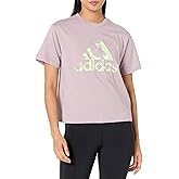 adidas Women's Floral Graphic Tee, Light Purple
