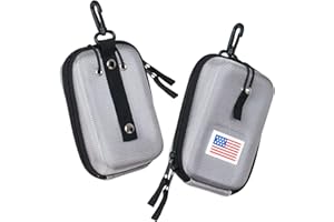 LZFAN Golf Rangefinder Hard Shell Carry Case Box EVA Bag Compatible with Bushnell/Callaway/Tectectec V2 V3 V4 V5 Pro X2 Pro XE Or Others Rangefinder USA Flag