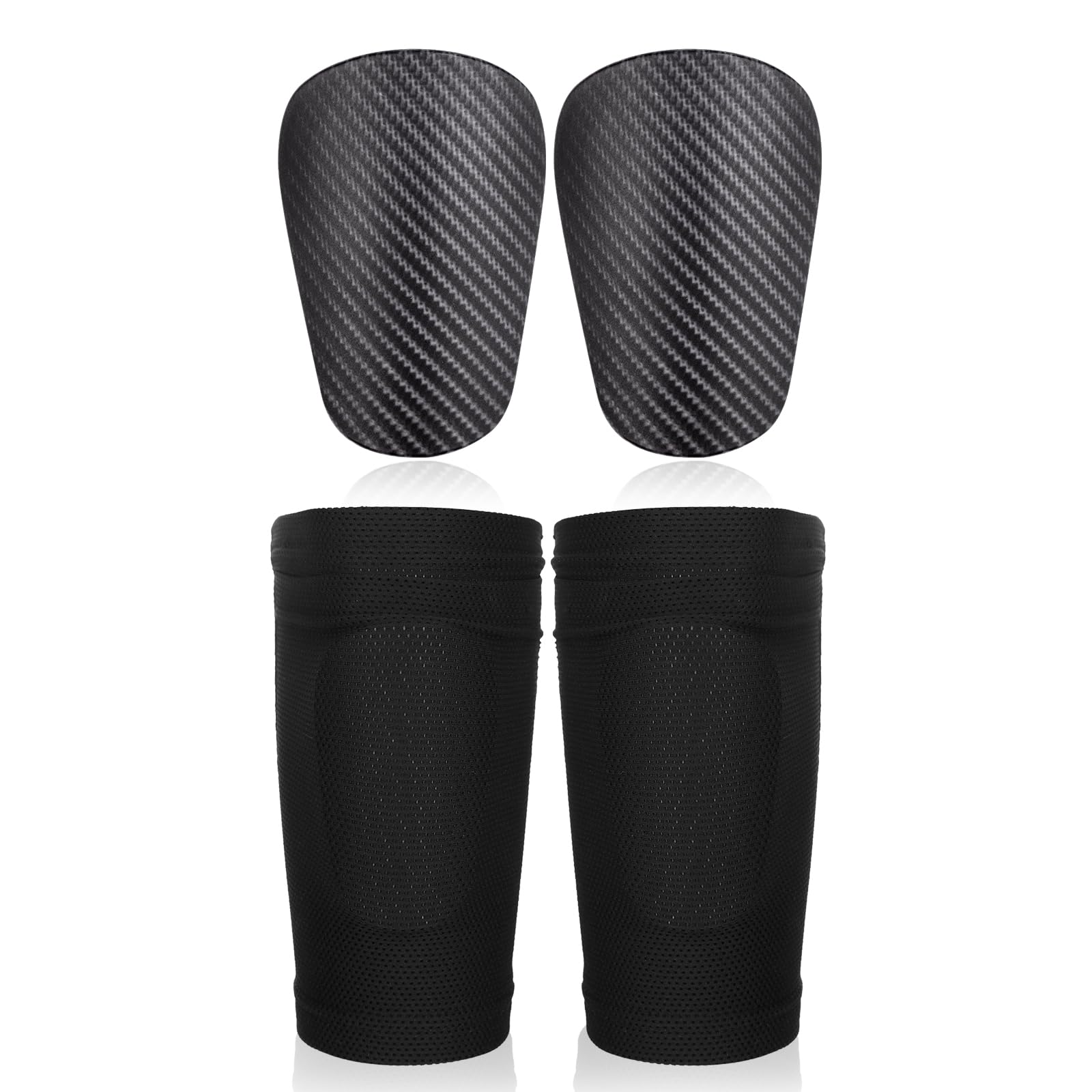 Mini Soccer Shin Guards, Extra Small Shin Guards Football Protective Shin Pads with Shin Pad Sock Covers Tiny Shin Protection Gear Accessories for Teenagers Kids Adults Boys Girls Men