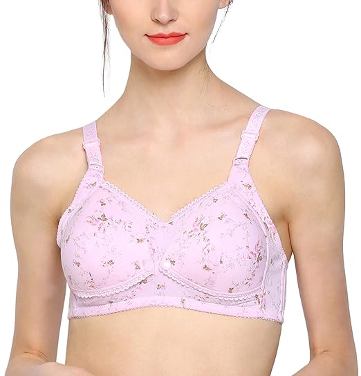 Women's Bra Maternity Nursing Feeding Organic Antimicrobial Slim Fit 40