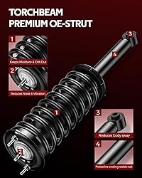 Torchbeam Front Struts and Shocks Complete Assembly