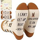 Luvsweets French Bulldog German Shepherd Pug Axolotl Socks Gifts for Women Pet Dog Owners Christmas Valentines Gifts