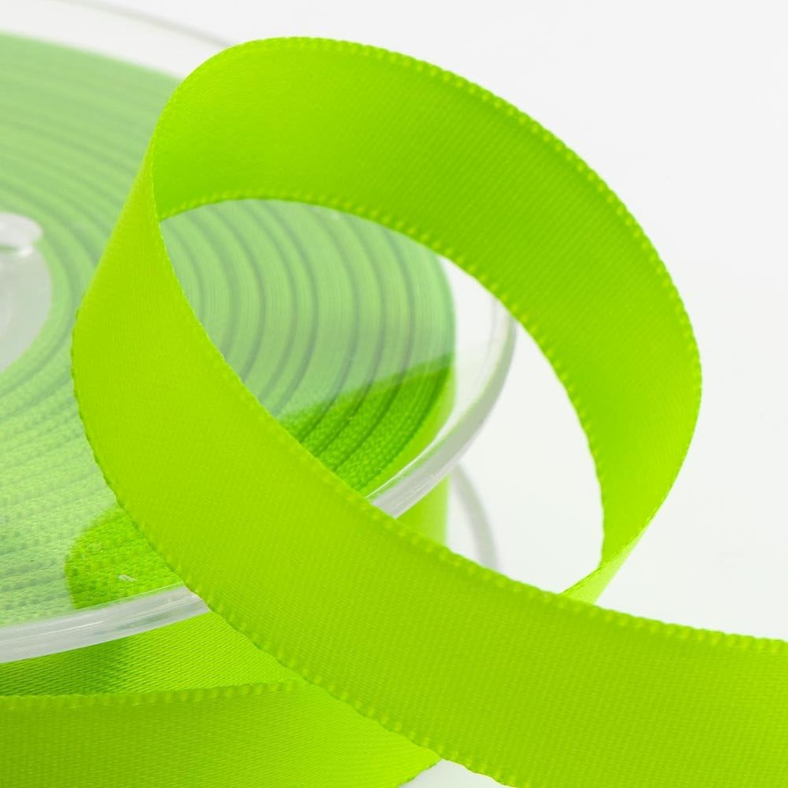 Italian Options Satin Ribbon, Fabric Ribbons for Gift Wrapping, Crafting, Balloons, Wedding Car, Presents, Cake, Christmas, Birthday, Gift Wrap Accessories, 38mm Wide x 25 Metre Roll, Lime