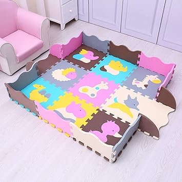 Amazon Com Eva Foam Play Mat Baby Puzzle Floor Mats Fences