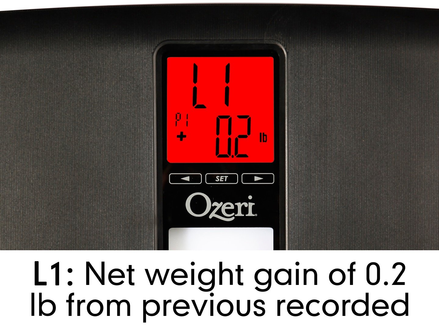 Ozeri ZB20 WeightMaster II 440 lbs Digital Bath Scale with BMI and Weight Change Detection, Black