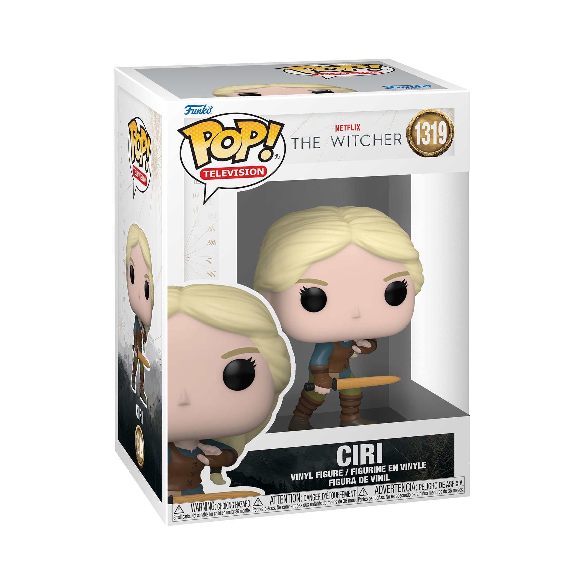 Funko POP! Television: The Witcher - Ciri with Sword - Collectable Vinyl Figure - Gift Idea - Official Merchandise - Toys For Kids & Adults - Model Figure for Collectors and Display