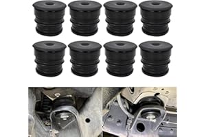 TASTONTUP Body Mount Kit for 2008-2016 Ford F250 F350 Crew Cab Superior Silicone Cab Mount Bushings Improve Bumpy Ride Durable Components Outperforms OEM and PU Mounts (Black 8 Pack)