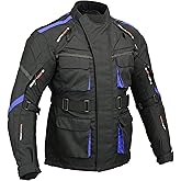 Hive Moto Mens Motorbike Jacket Waterproof CE Armoured For Bikers Mens Boys Coat.