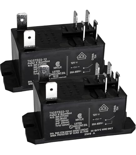 YIZMO T92S7D22-12 Relè Di Potenza 6 Pin 30A 12VDC 2 Pezzi T92P7D22 - Foto 3