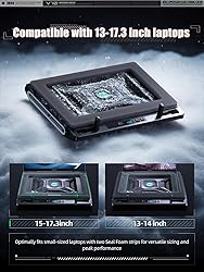 llano Laptop Cooler, Gaming Laptop Cooling Pad with