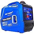 BILT HARD Generator 2500 Watt, Quiet Inverter Generator Portable 80cc 4 Stroke Engine, 120V AC Duplex Receptacle and 12V DC Output, Outdoor Generators for Home Backup Use and RV Ready