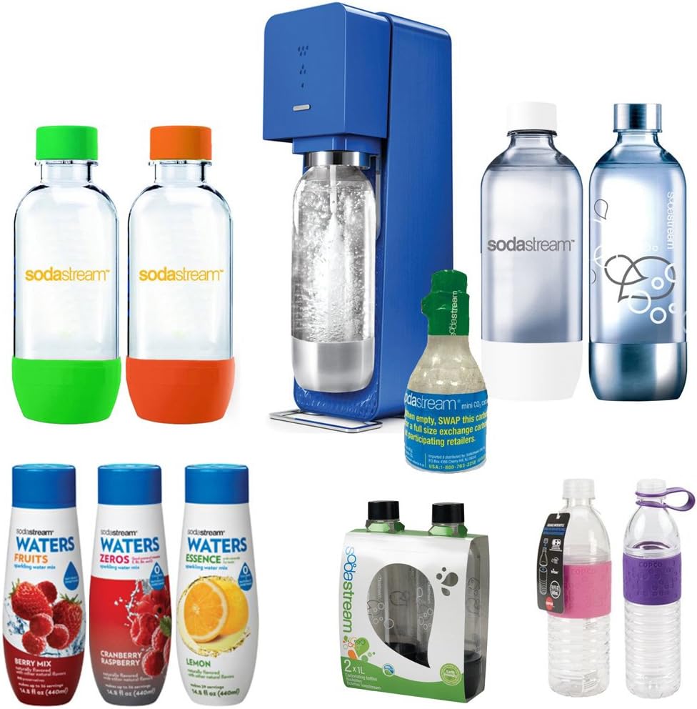 SodaStream Source Soda Maker(Metal) Blue Exclusive Kit 4