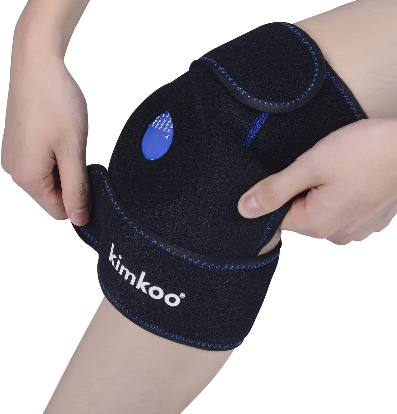 Knee Ice Gel Pack Wrap-Cold & Hot Therapy -for Arthritis Swelling，Knee Sleeve Injury, Knee Pain, Tendonitis, Pain Relief,Meniscus Injury, Knee Support Brace，Reusable and Free