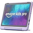 Amazon Fire HD 10 Kids Pro tablet (newest model) ages 6-12. Bright 10.1" HD screen, includes ad-free content, robust parental controls, 13-hr battery and slim case for older kids, 32 GB, Happy Day