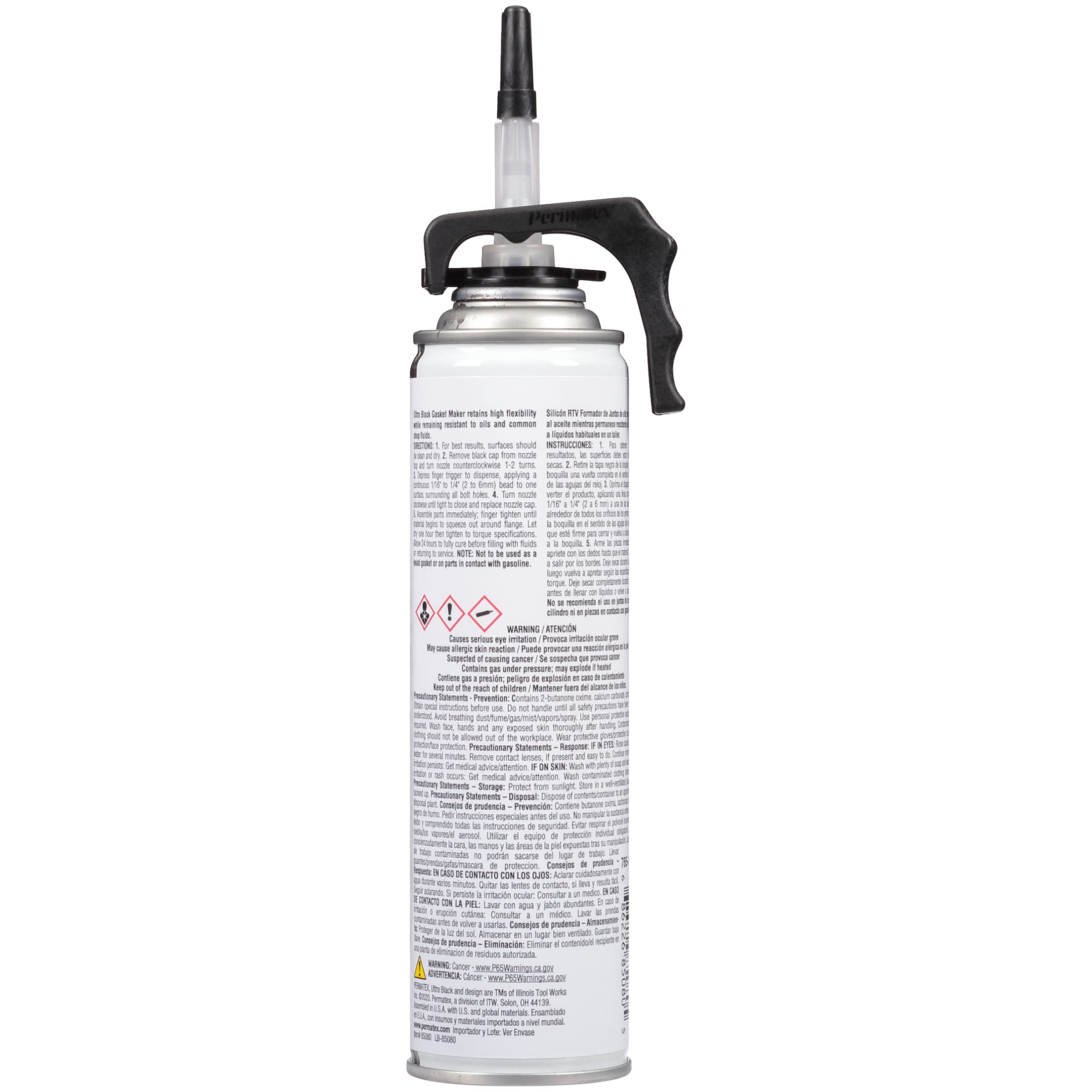 Oil Resistant Rtv Mua Permatex 85080-6PK Ultra Black Maximum Oil Resistance RTV Silicone ...