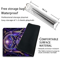 Malqiqi Playmat for MTG, with Free Storage