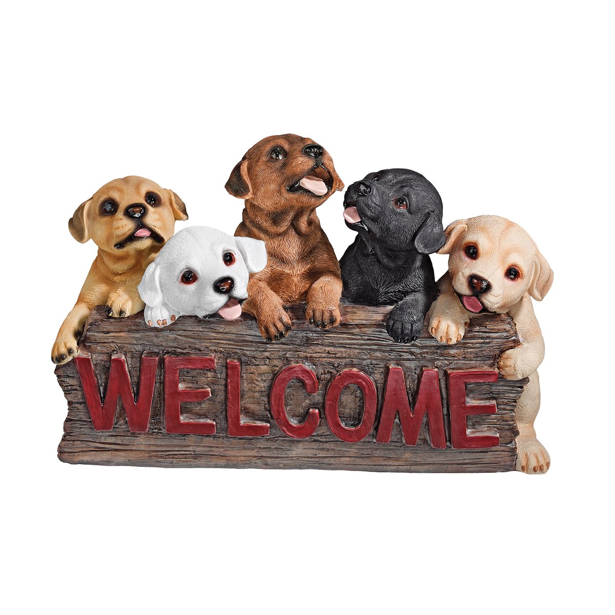 Design Toscano The Puppy Parade Sign, Multicolored eBay