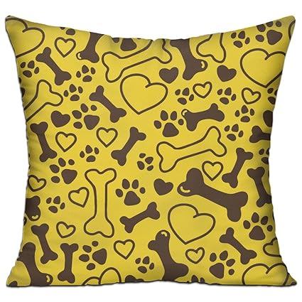 Amazon Com Wqbzl Dog Pattern Bones Hearts Paws Fashion Decorative