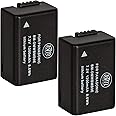 2 Pack of DMW-BMB9 Batteries for Panasonic Lumix DC-FZ80, DMC-FZ40K, DMC-FZ45K, DMC-FZ47K, DMC-FZ48K, DMC-FZ60, DMC-FZ70, DMC-FZ100, DMC-FZ150 Digital Camera