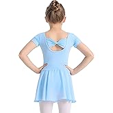 TinyChoice Ballet Leotards for Girls Dance Dress for Toddler & Ballet Outfit with Bow Back, 2T-11Y