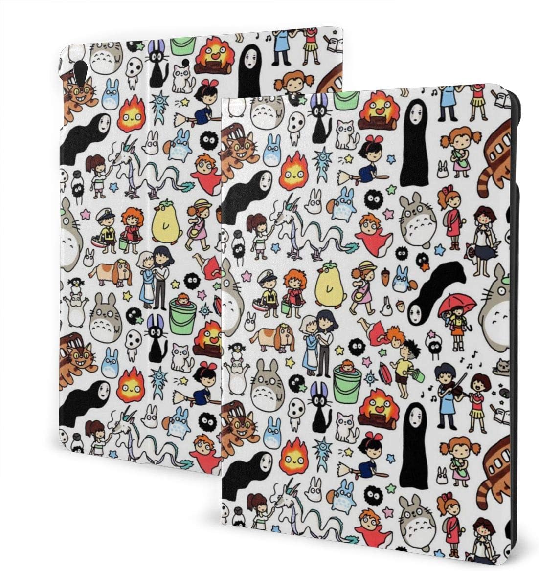 My Neighbor Totoro Spirited Away No Face Man Case Fit IPad Air 3 Pro 10.5 Inch Case with Auto Sleep/Wake Ultra Slim Lightweight Stand Leather Cases