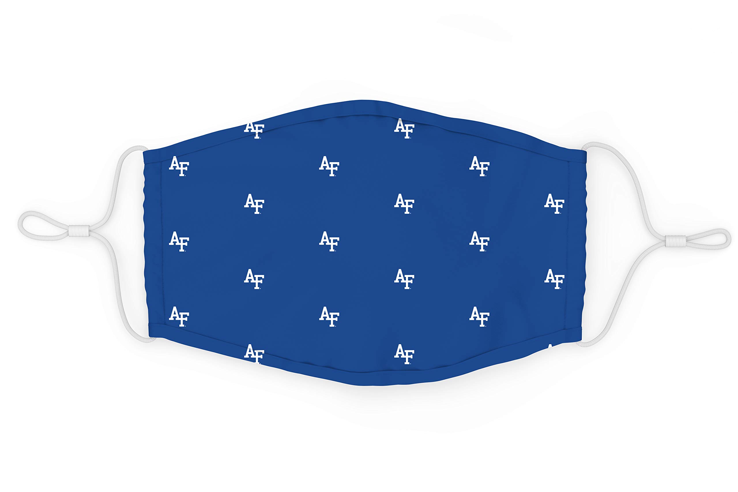 Top of the World NCAA Air Force Falcons Unisex All Over Print Team Icon Face Mask, Air Force Falcons Royal, One Size