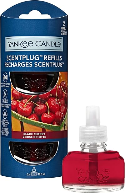 Yankee Candle ScentPlug Refills Black Cherry 2 Count 18.5 ml Each