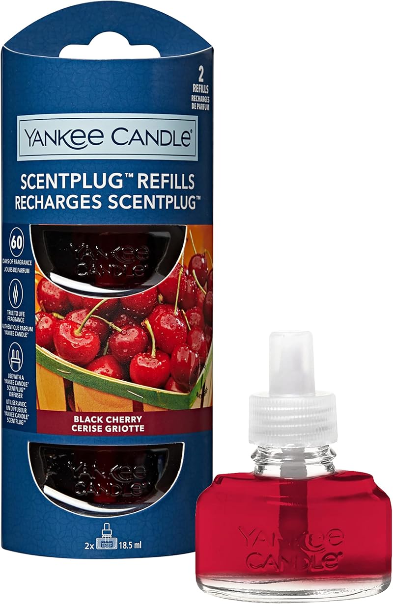 Yankee Candle ScentPlug Refills Black Cherry 2 Count 18.5 ml Each