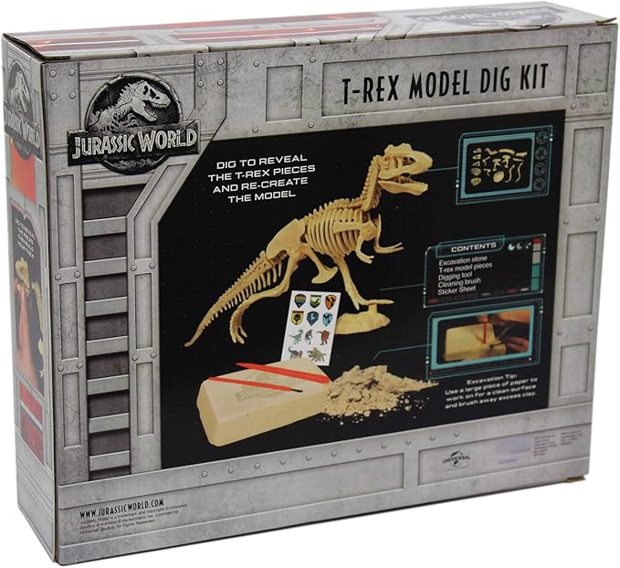jurassic world t rex model dig kit