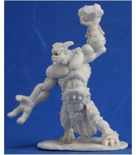 Reaper Bones Miniatur: Caine Cyber Troll – 40mm Fantasy-Figur Zum Bemalen