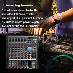 Depusheng DX6 Professional Mixer Sound Board