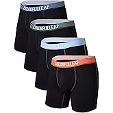 COLORFULLEAF Men's Underwear Boxer Briefs Rayon Made From Bamboo Underwear for Men Suport Pouch With Open Fly
