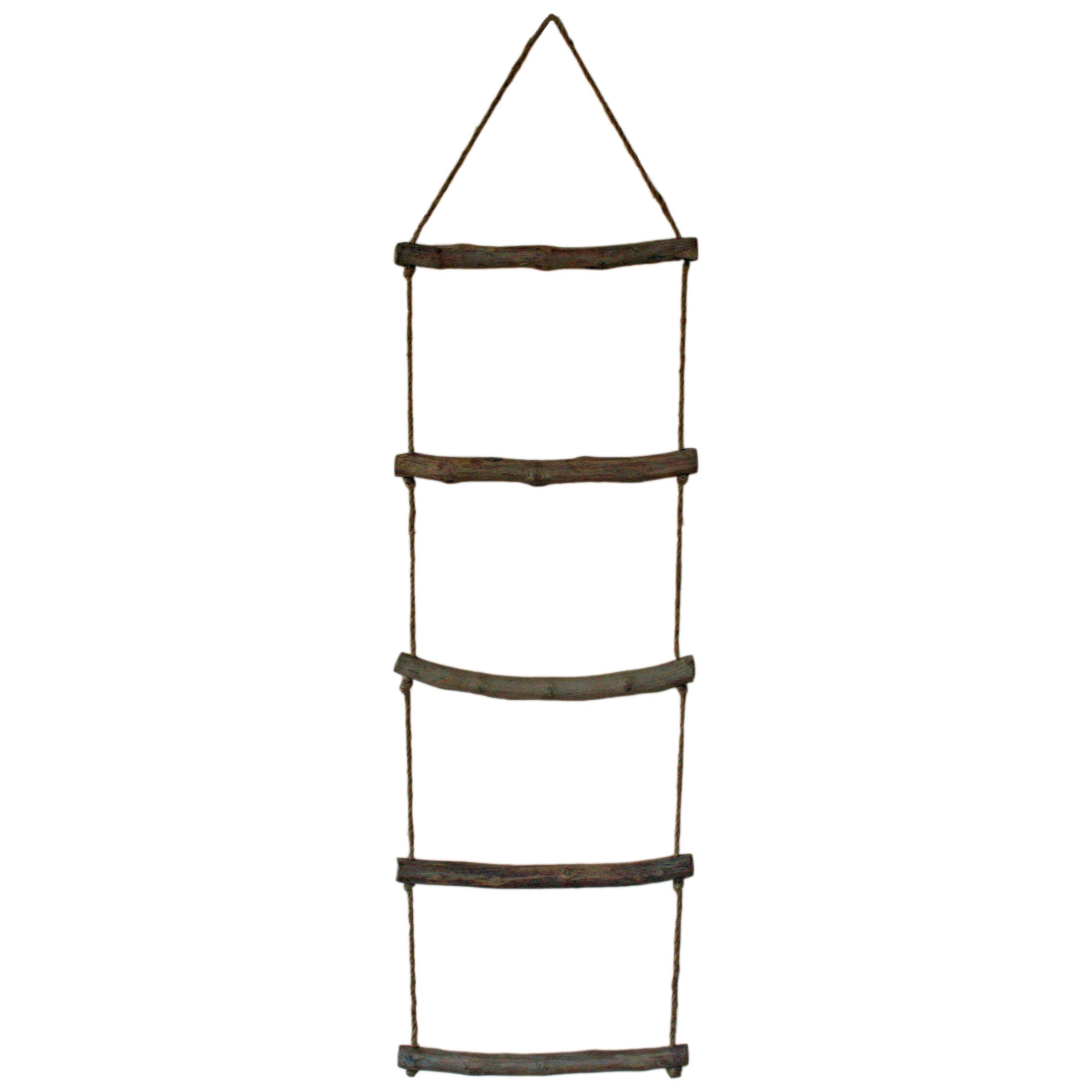 Rope Ladder Towel Rail, 5 Rungs.