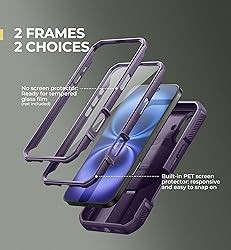 Dexnor for iPhone 16 Case with Slide Camera