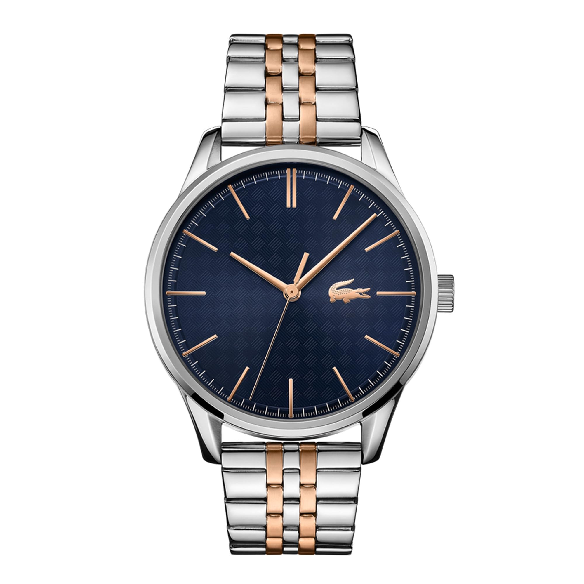 Lacoste Analogue Quartz Watch for Men Vienna Collection with Two-Tone Stainless Steel Bracelet - 2011048