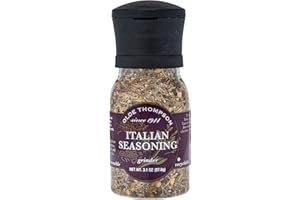 OLDE THOMPSON SINCE 1944 Olde Thompson Italian Seasoning Grinder, Basil and Oregano Spice Blend, 3.1 Ounce