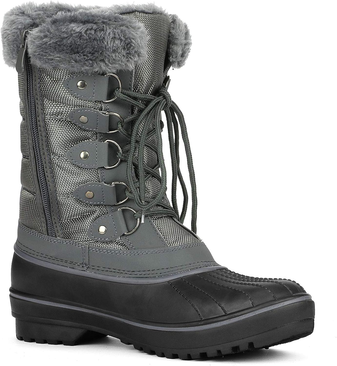  | DREAM PAIRS Women's Warm Faux Fur Lined Mid Calf Winter Snow Boots | Snow Boots