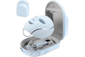 Face Mask Case Compatible with Shark CryoGlow LED Face Mask, Detachable Molded Fixed Grooves & Shock-Absorbing EVA Lining, Ha