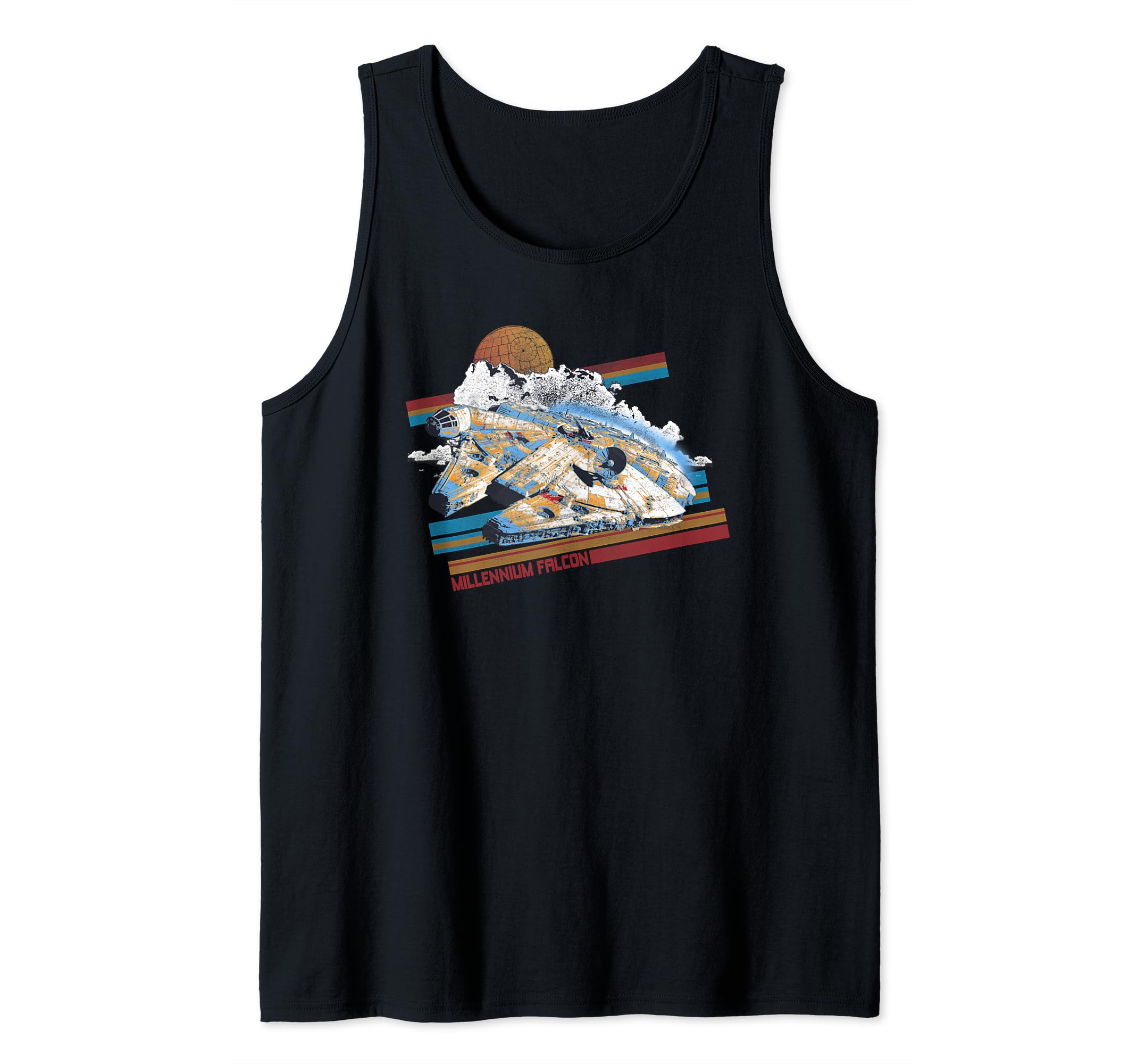 Star Wars Millennium Falcon Retro Stripes Tank Top