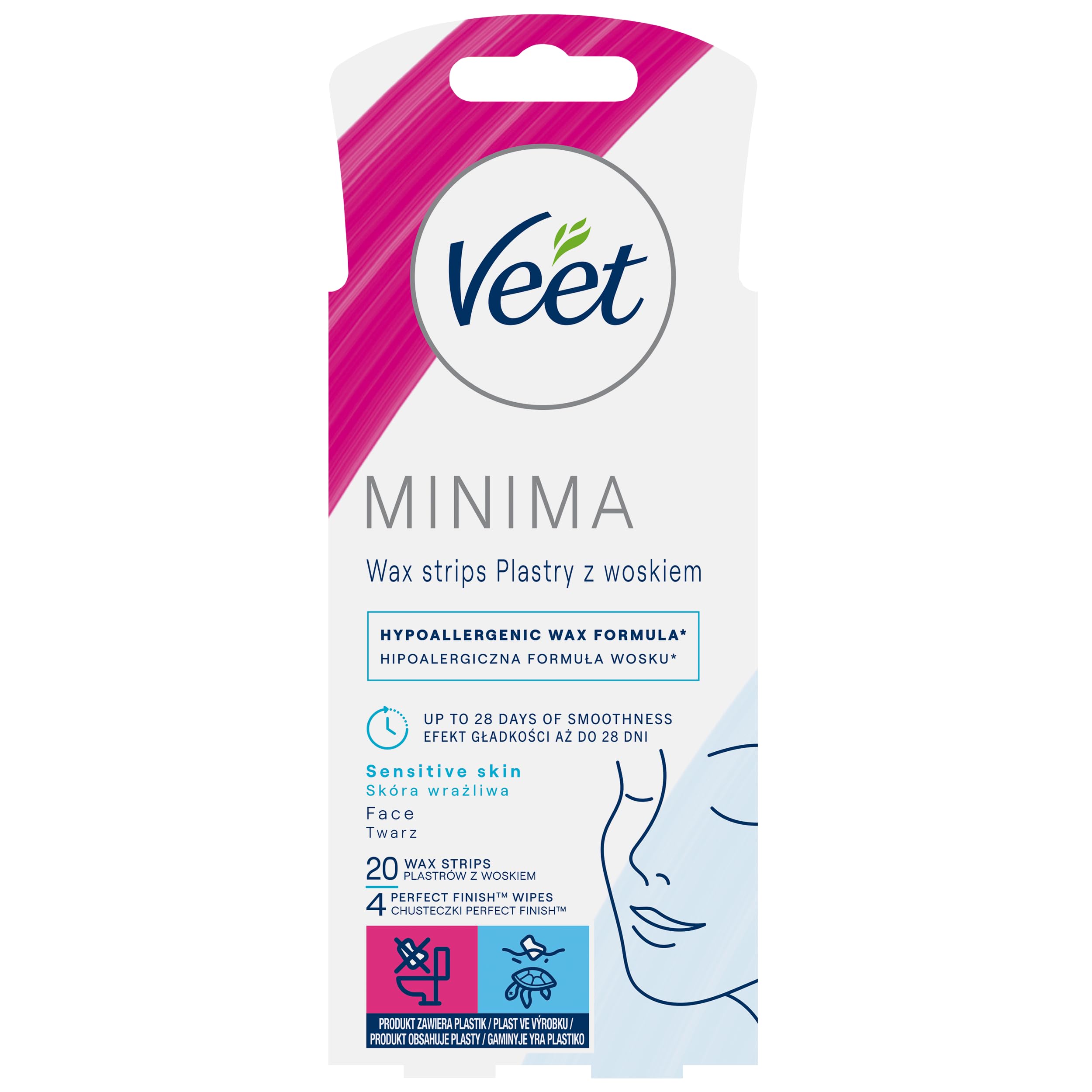 Veet wax strips for sensitive skin