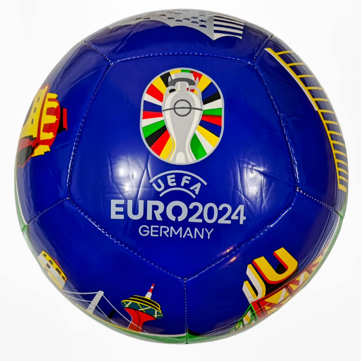 Football Size 5 Euro24 FUSSBALLLIEBE training ball Special Edition