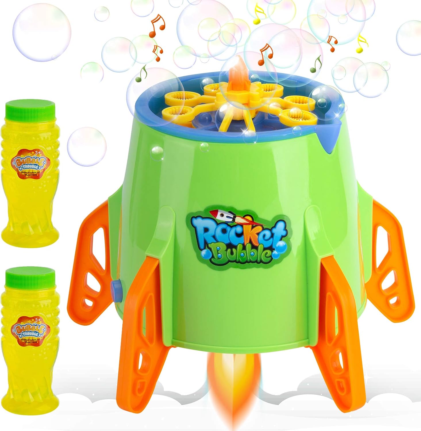 Amazon.com: UCORN Bubble Machine Rocket Bubble Blower, 1200+ Bigger