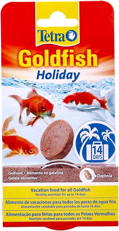 Tetra Goldfish Holiday Food 2 x 12 g Gel Blocks for Up to 14 Days