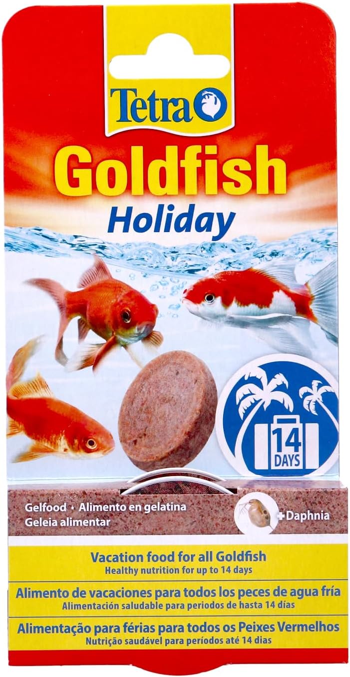Tetra Goldfish Holiday Food 2 x 12 g Gel Blocks for Up to 14 Days