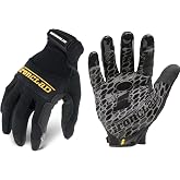 Ironclad Box Handler Work Gloves BHG, Extreme Grip, Performance Fit, Durable, Machine Washable, (1 Pair), Black