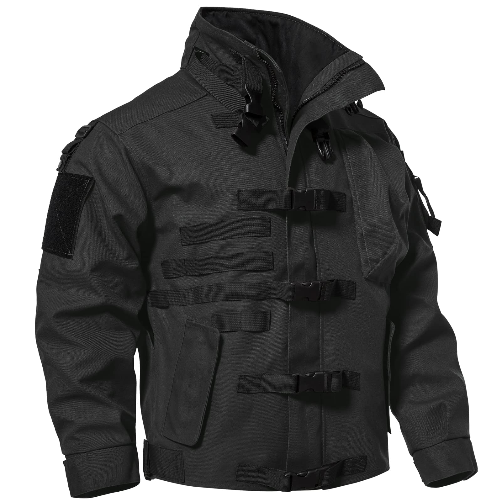 Hakjay Men's Tactical Jacket Military Jackets for Men Outdoor ...